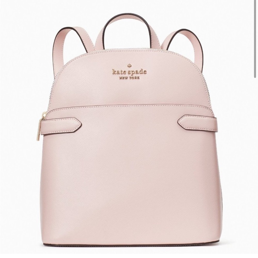 Light rose Kate Spade NEW dome backpack.
